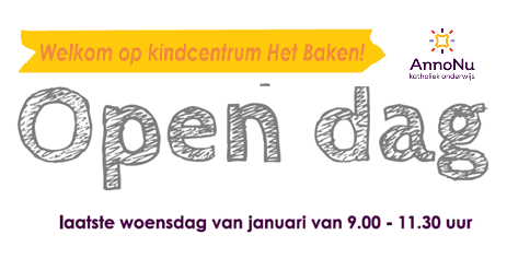 Woensdag 28 januari open morgen